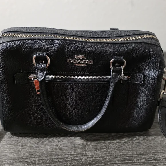Coach Rowan Satchel with Silver Accents - Picture 1 of 5